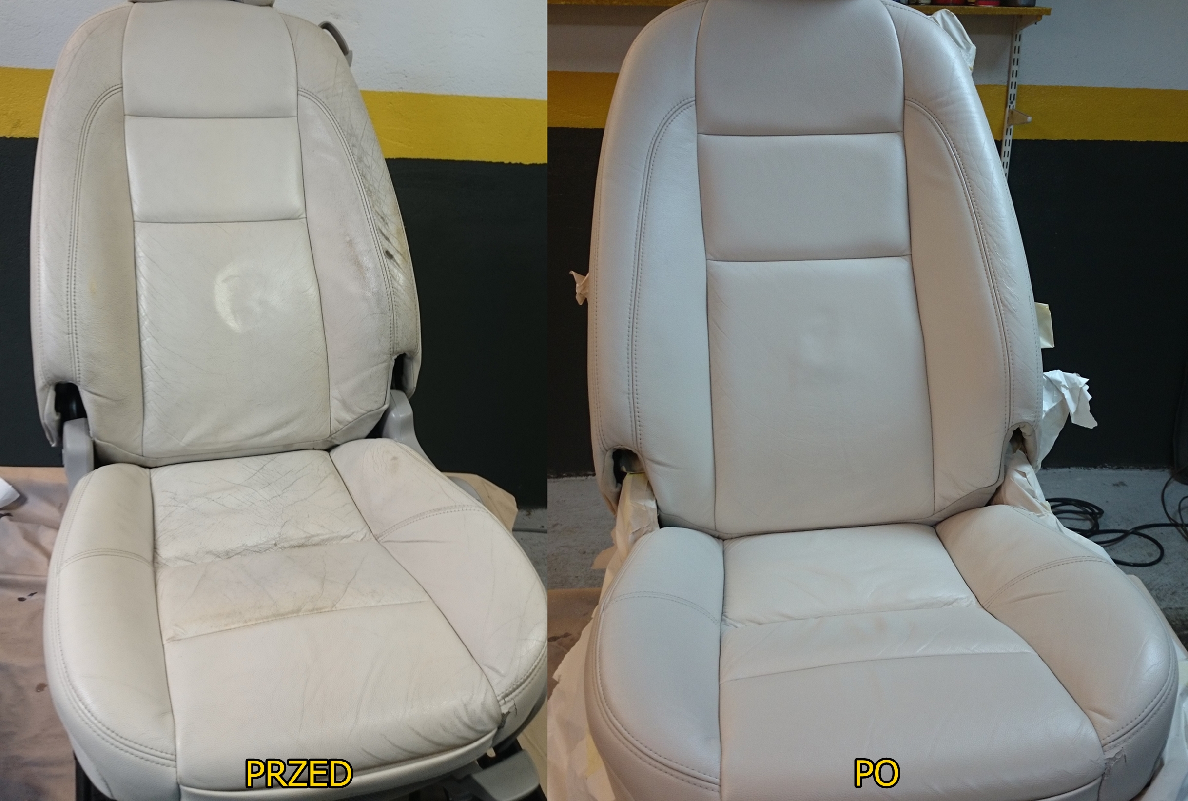 Renowacja foteli Volvo C70